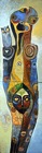 Fear, Oil on Canvas 40x160cm, 2007