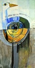 Stork, Oil on Canvas 40x80cm, 2006